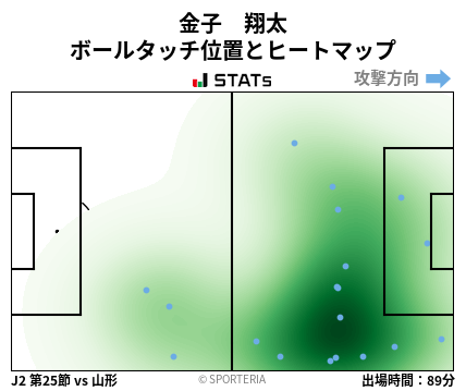 ヒートマップ - 金子　翔太