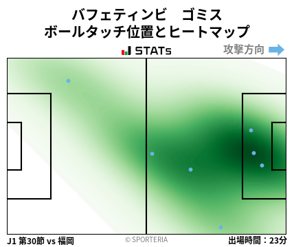 ヒートマップ - バフェティンビ　ゴミス