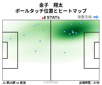 ヒートマップ - 金子　翔太