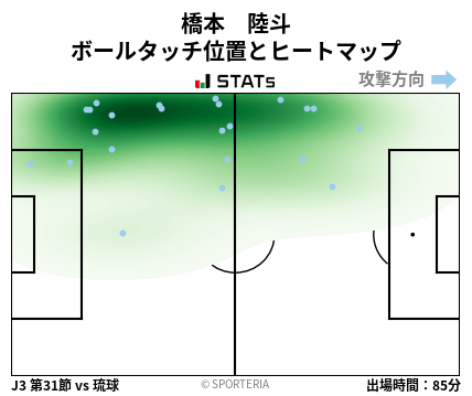 ヒートマップ - 橋本　陸斗