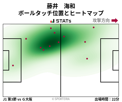 ヒートマップ - 藤井　海和
