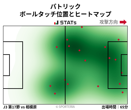 ヒートマップ - パトリック