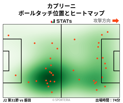 ヒートマップ - カプリーニ